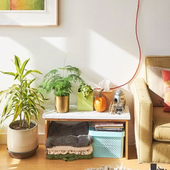 Grill and barbecue for an outdoor kitchen corner